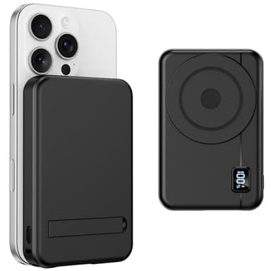 Power Bank Bateria Externa - Compatible con iPhone 17 16 15 14 13 12 Magnético Powerbank Inalambrica 10000mAh Ultra Slim Pequeño Cargador Portatil Magnetic Carga Rapida Inalámbrico Moscsaz