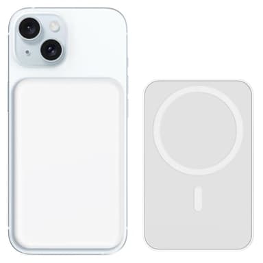 Power Bank Inalámbrico Magnético 5000mAh, Mini Bateria Externa Compatible con Magnetic,15W Bateria Portatil Carga Rapida Inalámbrico Powerbank Magnético para iPhone 17/16/15/14/13/12/Plus/Pro/Max/Ari