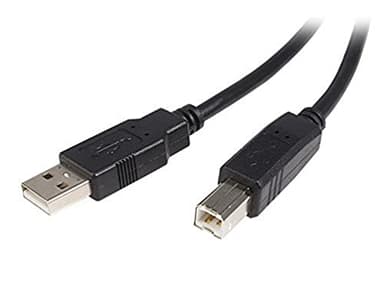 StarTech.com Cable USB de 50cm para Impresora - 1x USB A Macho - 1x USB B Macho - Adaptador Negro