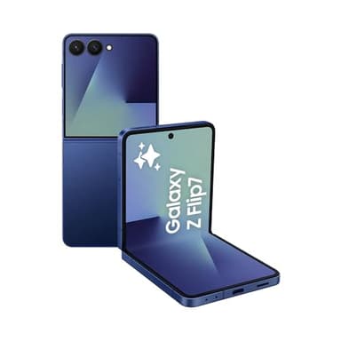 Samsung Galaxy Z Flip7 512GB - Móvil con IA, Diseño Plegable, Pantalla Amplia, Cámara Selfie 50MP, Procesador 3nm, Memoria 12GB, Azul Intenso, Garantía 3 Años + 1 año Extra (Versión Española)