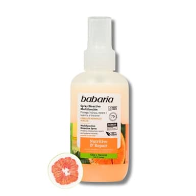 Babaria - Spray Nutritivo Y Reparador Pelo Muy Dañado | Protector De Calor Para El Pelo 150ml | Hidratante Pelo De Naranja | Protector Calor Pelo Hombres Y Mujeres