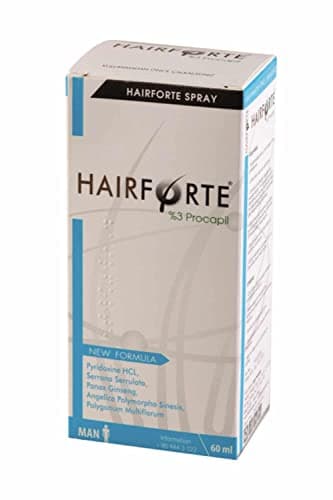 Hairforte Cabelo antiqueda hereditária. Bloqueador DHT, com PROCAPIL