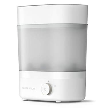 Philips Avent esterilizador y secador de biberones de alta calidad, elimina el 99,9% de las bacterias, sin productos químicos, capacidad para 6 biberones/tetinas/accesorios, modelo SCF293/00