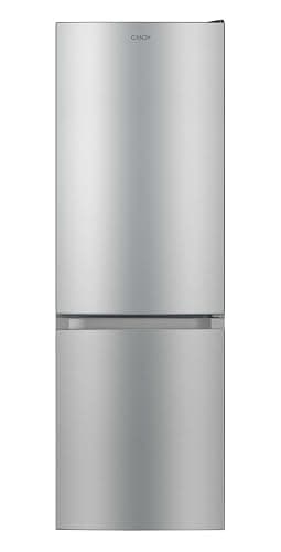 Candy Combined ZCCH1SEX518, Frigorífico Combi, 262L, 4 Estantes, 4 Balconeras, Cajón Verdulero, Control Mecánico de la temperatura, Iluminación LED, AnxAl 55 x 180 cm, Puertas Reversibles, 41DB, Inox