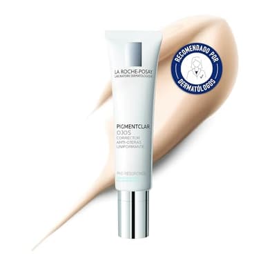 La Roche Posay Corrector anti-ojeras, Tratamiento Dermatológico para el Contorno de Ojos, Piel Más Luminosa y Uniforme, Fórmula con Niacinamida y Cafeína, Pigmentar, 15 ml