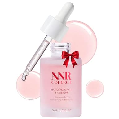 Sérum Facial con 5% de Ácido Tranexámico y 10% de Niacinamida, Para Luminosidad Suave de la Piel, Uniformidad y Equilibrio del Tono, Enriquecido Ácido Kójico Hialurónico Vitamina B12, 30ml