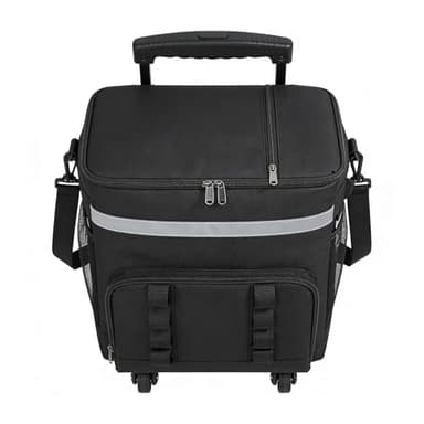 Hielera con Ruedas,con Ruedas y Asa Tipo Grande,35L Forro Impermeable para Hielera Portátil | para Viajes, Playa, Compras, Patio,