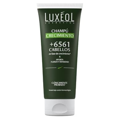LUXÉOL - Champú - Fuerza Y Densidad - Cabellos En Fase De Crecimiento* - Clínicamente Probado* - 86% Ingredientes De Origen Natural - Unisex - Mujer/Hombre - 200ml