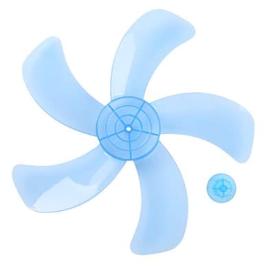 Alvivi 16 Inches Aspas Plásticas 3/5 Hojas de Ventilador Con/Sin Tuerca para Ventilador de Techo de Pie de Mesa Hojas Repuestos para Ventilador Azul cielo 16 Inch