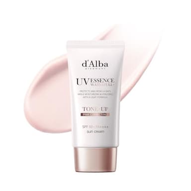 d'alba Loción Solar Tonificante Waterfull SPF50+PA++++ de Trufa Blanca italiana, Crema Solar Teñida con Filtros UV Veganos, Loción Solar Brillante e iluminadora, Skincare Coreano