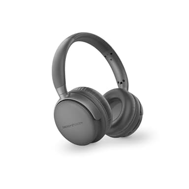 Energy Sistem Studio Plus - Auriculares Bluetooth (Radio FM, 45h de batería, Reproductor MP3 MicroSD, Deep Bass, Almohadillas de Cuero proteico y Espuma visco elástica) (Graphite)