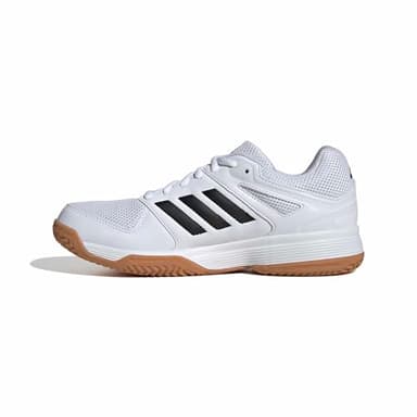 adidas Mujer Speedcourt Women Indoor Shoes, FTWR White/Core black/GUM10, 40 EU