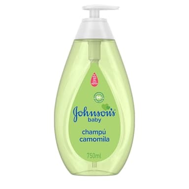 JOHNSON’S Baby Champú Camomila No Llores Más (750 ml), champú sin parabenos para recién nacidos con extracto de camomila, shampoo hipoalergénico y con pH equilibrado para un pelo brillante