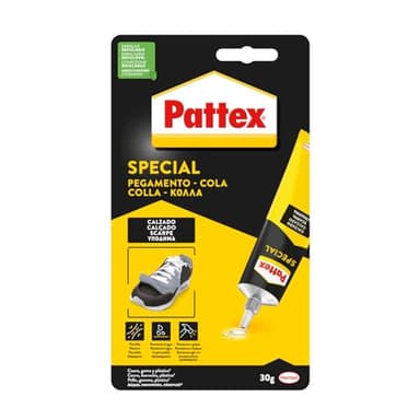 Pattex Special Calzado, Pegamento fuerte para calzado, pegamento para zapatos, pegamento de contacto para suelas, tacones, hebillas, lazos y tachuelas, 1 x 30 g