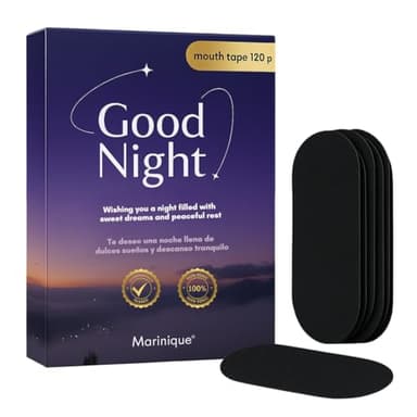 MARINIQUE® 120 UNIDADES MOUTH TAPE PREMIUM | No Más Ronquidos | Antironquidos | Cinta Bucales Para Dormir | LARGA DURACIÓN y CONFORT | Mouth Tape for sleeping | Tapa bocas para dormir CON GUIA DE USO