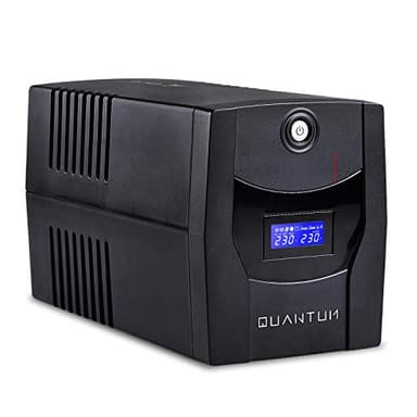EPYC Quantum - SAI para Ordenadores, Potencia 1500VA/900Watt, Sistema de Alimentación Ininterrumpida para PC, 5 Salidas (2 x Schuko + 3 x IEC), UPS Line Interactive 1500VA