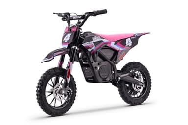 Moto eléctrica de cross para niños Beneo Motors Panther Rosa - 550W