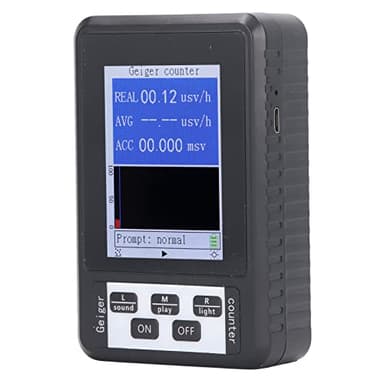 ciciglow Detector de Radiación Nuclear, Contador Geiger, Medidor de Radiación Beta, Gamma, Alarma Radiactiva de Rayos X Utilizado en Entornos de Fábrica, Entorno Doméstico 80cpm μsv