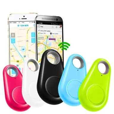 Rastreador Bluetooth Android, Tag Localizador Buscador De Llaves, Moto Tag Perros Y Gatos, Llavero Localizador Maleta, Geolocalizador, Compatible con iOS, Alarma Antirobo, Rastreador Sin Suscripción