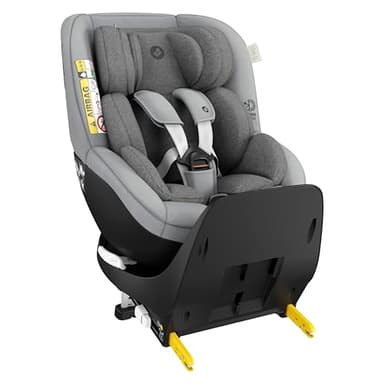 Maxi-Cosi Mica Pro Eco - Silla de coche Isofix, giratoria 360°, para niños de 0 a 4 años (40-105 cm), ClimaFlow, protección contra impactos laterales G-CELL, homologado I-Size R129, gris auténtico