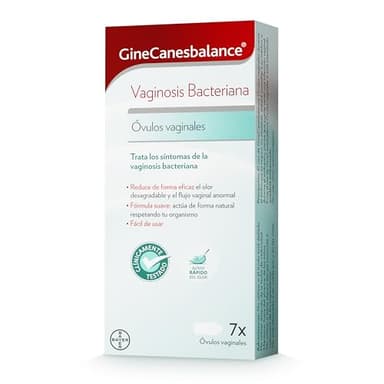 GineCanesbalance óvulos vaginales - Tratamiento de la vaginosis bacteriana, mal olor, flujo anormal, pH vaginal - 1 semana de cuidado íntimo diario