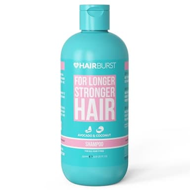 HAIR BURST Champú para crecimiento del cabello para mujer — reduce la pérdida, fortalece el crecimiento existente, libre de SLS y parabenos (350 ml)