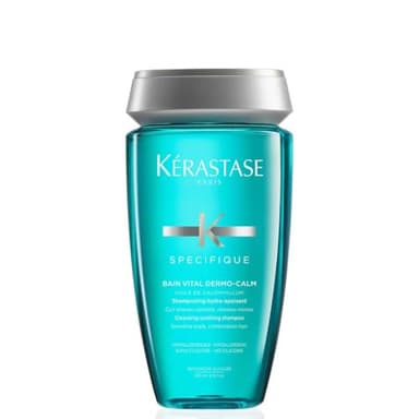 Kérastase Spécifique Dermo-Calm, Champú Hidro-Calmante, Para Cuero Cabelludo Seco o Sensible, Bain Vital Dermo-Calm, 250 ml