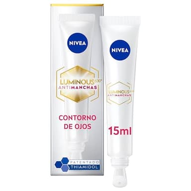 NIVEA Cellular Luminous630 - Contorno de Ojos - Crema Antimanchas - Con Ácido Hialurónico, Thiamidol y Cafeína - Antiedad - Crema Antiarrugas - Reduce Hinchazón y Ojeras - Todo Tipo de Pieles - 15 ml