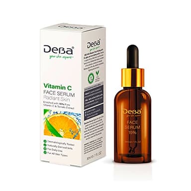 Sérum facial con 15% de vitamina C pura y extracto de tomate. 1 x 30 ml