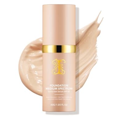 Base De Maquillaje Que Cambia De Color Spf50 Base De Maquillaje De Espectro Medio Flawless Natural Coverage HidratacióN Duradera Para Corrector Antiedad Hidratante, 30ml