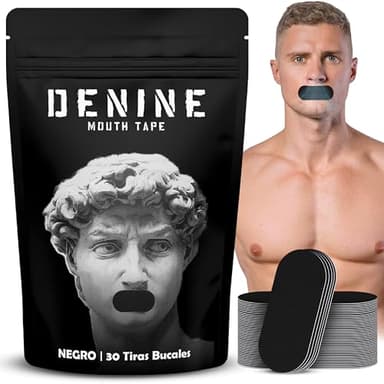 30 Mouth Tape for Sleeping, Tiras Bucales para Dormir, Tapabocas para Dormir, Cinta Bucal para Dormir, Anti Ronquidos Soluciones, Tiras para No Roncar de Noche, Antironquidos para Dormir, Parches Boca