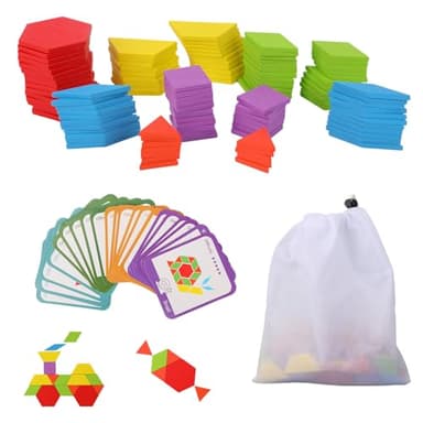 Goktvai Actividades para Personas Mayores Demencia, Juego Combinación Fichas Madera Juegos Memoria para Pacientes con Alzheime Terapia Cognitiva Estimulación Visual y Más