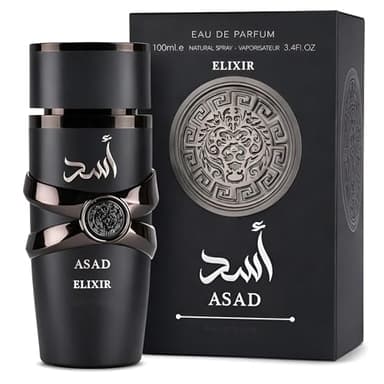 AURUMLUXE Asad Elixir, Perfumes Arabes Hombre, Perfumes Hombre, Regalos Originales para Hombre, Colonia Hombre, Perfume Arabes Originales, Eau de Parfum, Perfume Asad Elixir 100 ml