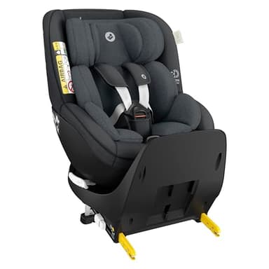 Maxi-Cosi Mica Pro Eco i-Size, Silla de coche isofix giratoria 360º, de 0-4 años, 40-105 cm, ClimaFlow, Protección frente a impactos laterales G-CELL, tejidos 100% reciclados, Authentic Graphite
