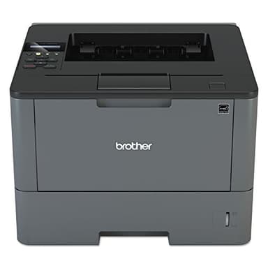 Brother - Impresora láser Profesional Monocromo (Bandeja 250 Hojas, 40 ppm, USB 2.0, Memoria de 256 MB, Doble Cara automática, Ethernet) Color Gris carbón (HLL5100DNG1)