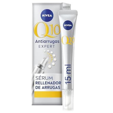 NIVEA Q10 Expert Sérum Antiarrugas Tratamiento Concentrado (15 ml) - Sérum Reafirmante, Reduce Arrugas y Líneas de Expresión, Efecto Rellenador - Piel Seca, Mixta - 15 ml