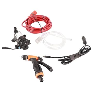 12V Bomba Agua Alta Presión Portátil Limpiador Riego del Césped Pulverizador Limpieza Arandela del Coche Auto Eléctrica