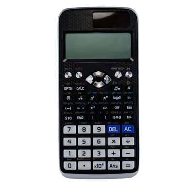 Durlo Calculadora científica FX-991EX con 552 funciones y pantalla de 10+2 dígitos para estudiantes, profesores y empresas.