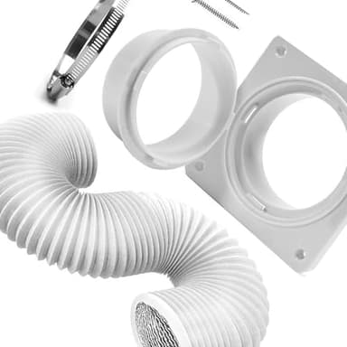 BABIBAOBEI Sistemas de ventilación de secadora de bajo consumo para mejorar los flujos de aire, menor uso de energía y amistad. Kit de tubos de ventilación