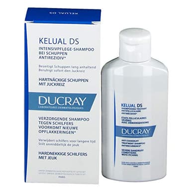 Ducray Kelual Ds champú reparador específico para dermatitis seborreica, 200 ml (2 x 100ml)