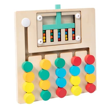 Sgzioo Actividades Para La Demencia para Personas Mayores, Alzheimer, Juegos para Ancianos con 12 Cartas, Juegos para Personas Mayores con Demencia, Juegos Memoria Personas Mayores (5 colores)