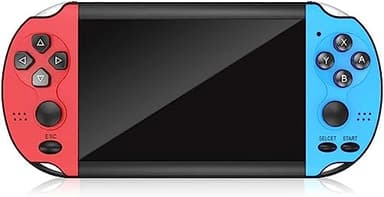 Consola de juegos portátil, pantalla HD de 8 GB y 4,3 pulgadas, 10000 juegos retro incorporados, FC Arcade, consola de videojuegos musicales portátil, regalo for niños y adultos ( Size : Sieheabbildun