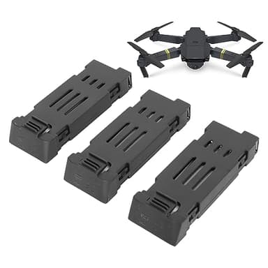 Batería de Litio de 3,7 V 1800 MAh RC Drone para E58 E68 JY109 998PRO, Baterías UAV de Control Remoto con Carcasa de ABS, Batería de Larga Duración, Modelos Aplicablesf o E58 E68