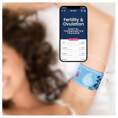 Tempdrop, Monitor de fertilidad, termómetro inteligente, monitor de temperatura corporal, pantalla BT, portátil (estándar)