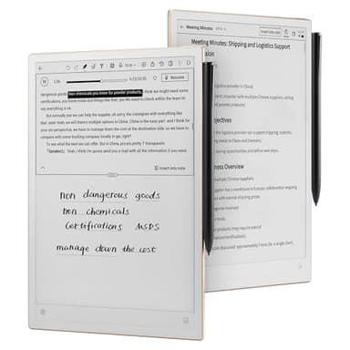 iflytek AINOTE 2 Tableta de papel, cuaderno electrónico de pantalla grande de 10.7 pulgadas con bolígrafo, tableta ultrafina de 4.2 mm para tomar notas alimentada por ChatGPT, soporte de transcripción
