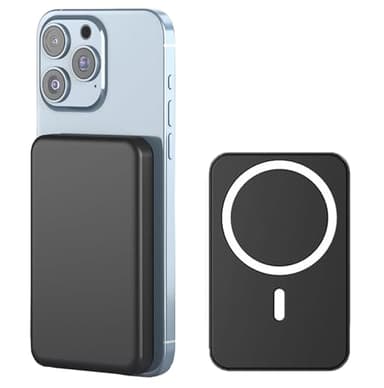 Power Bank para mag-Safe, 10000mAh Bateria Externa Inalámbrico, PD USB-C Carga Rapida Cargador, Inalámbrico Power Bank Magnético Compatible con iPhone 16/15/14/13/12 Serie