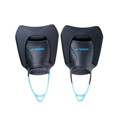 Speedo Biofuse Fitness Fin Au, pasadores unisex para adultos, gris / azul, L (42-45 UE)