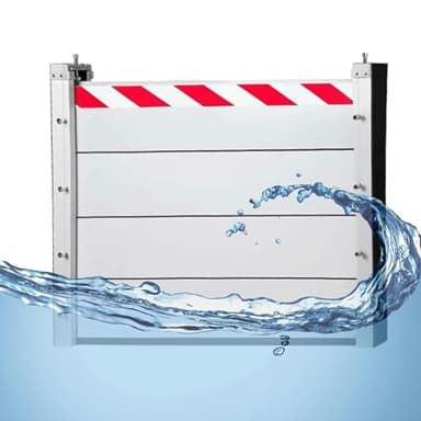 GFXYQPDNV Barrera de Protección contra Inundaciones Deflector Protección contra Inundaciones Paneles de Defensa contra Inundaciones Barrera Anti Inundaciones Fácil Montaje Des (50x20cm)