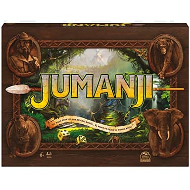 SPIN MASTER Games - JUMANJI Juego de Mesa en Español para 2-4 Jugadores, Infantil y Adultos - 6065098 - Regalo Niños 8 años + - Juegos de Mesa Niños 8 Años +