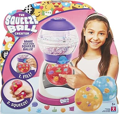 The Squeeze Ball Creator Creador Creativo Reutilizable para niños y niñas, Juego de Bolas antiestrés Reutilizables con Accesorios